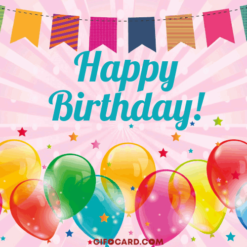 Send Birthday gif ecard by gmail – download gif or send link