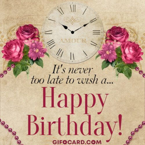 Birthday ecard