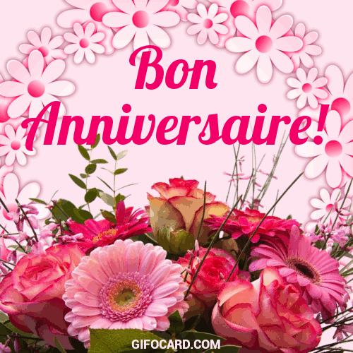 Happy Birthday In French Bon Anniversaire