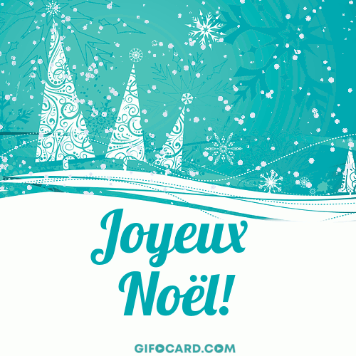 Gif animated Christmas card
