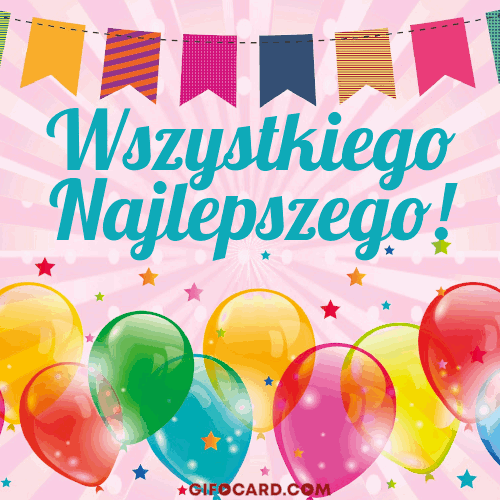 Polish Happy Birthday Gif Ecards Free Download Click To Send